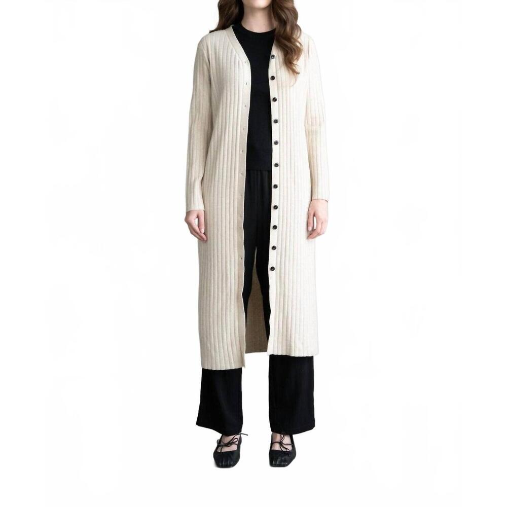 NEW ELLE GREY annika midi sweater dress in beige